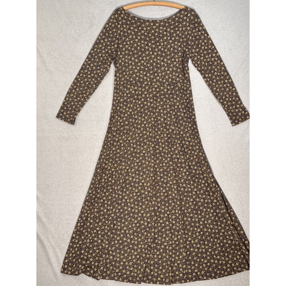 Vintage Aeropostale Womens Maxi Dress L Cotton Cottagecore Goblincore Grunge Y2K - Picture 10 of 13